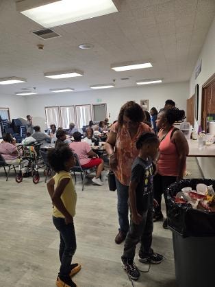 VBS Day 1 gathering