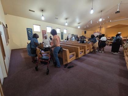 Fellowship during VBS Day 1