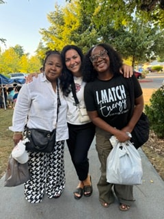 Three VBS 2026 participants at outdoor event — MLK Memorial Baptist Church