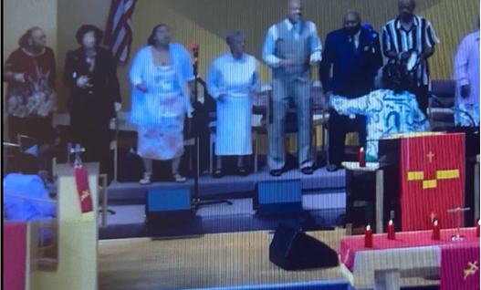MLK Church choir in worship