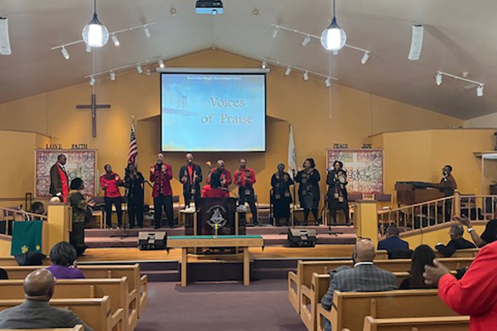 Voices of Praise choir performance
