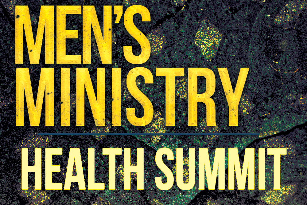 Men's Ministry Health Summit promotional flyer